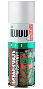 Грунт-эмаль по ржавчине KUDO RAL 9003 (сигнальная белая) 520 мл KU-319003