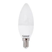 Лампа светодиодная Свеча General Lighting 8Вт Е14 4000К нейтр. белый свет 660176