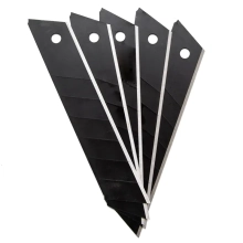 Лезвия для ножа 25 мм с воронением 5 шт VIRA 831496