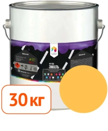 Эмаль дорожная АК-555 LIDA желтая 30 кг