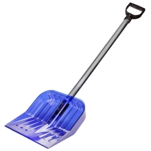 Лопата для уборки снега из поликарбоната с черенком 450х390 мм