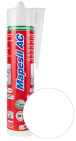 Герметик силиконовый MAPESIL AC 100 белый 310 мл