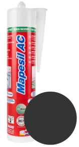 Герметик силиконовый MAPESIL AC 120 черный 310 мл