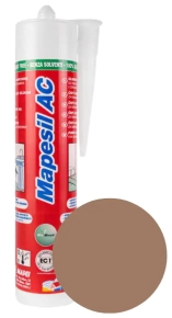 Герметик силиконовый MAPESIL AC. 310 мл. Коричневый 142. Германия.