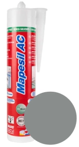 Герметик силиконовый MAPESIL AC 112 серый 310 мл