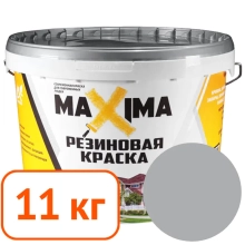 Краска резиновая Maxima № 110 Серебро 11 кг