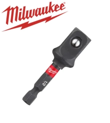 Адаптер ударный с 1/4 Hex на 1/2" Shockwave Impact Duty Milwaukee