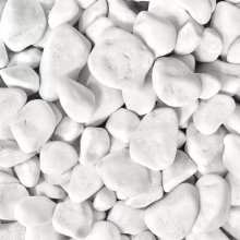 Мрамор галтованный белый фракция 20-40 мм 20 кг