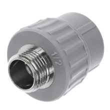 Муфта комбинированная с наружной резьбой 25х1/2" Valfex ПП