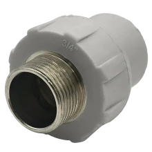 Муфта комбинированная с наружной резьбой 20х3/4" FIRAT ПП