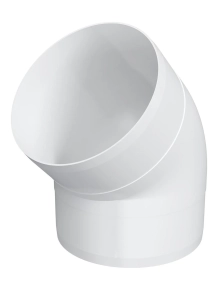 Колено 45º для круглых воздуховодов 100 мм 10ККП45
