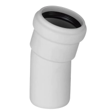 Отвод для бесшумной канализации 15º (58 мм) Ostendorf Skolan