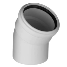 Отвод для бесшумной канализации 30º (110 мм) Ostendorf Skolan