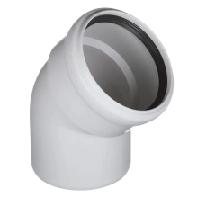 Отвод для бесшумной канализации 45º (110 мм) Ostendorf Skolan