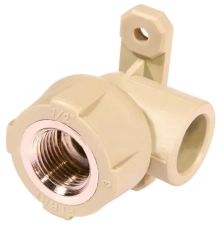 Отвод комбинированный с внутренней резьбой 25х1/2" с креплением FIRAT ПП