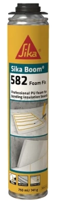 Клей-пена монтажная Sika Boom 582 Foam Fix под пистолет 750 мл