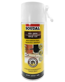 Монтажная пена Soudal с трубочкой 300 мл