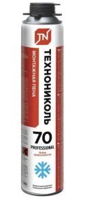 Монтажная пена Технониколь 70 Professional ЗИМА под пистолет 1000 мл
