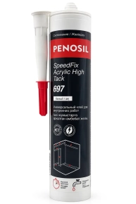 Клей монтажный Penosil SpeedFix Acrylic High Tack 697 (белый) 280 мл