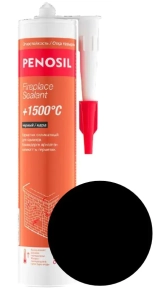 Герметик Penosil Premium для печей и каминов +1500°C черный 280 мл