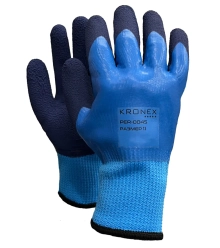 Перчатки утепленные Kronex Split с полным латексным покрытием PER-0045