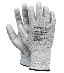 Перчатки трикотажные против порезов с латексным покрытием Kronex PER-0040