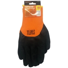 Перчатки утепленные акриловые с латексным обливом Startul ST7176-10 размер 10