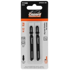 Пилка для лобзика по дереву T119B Gepard GP0631-09 (2 шт)