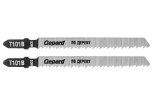 Пилка для лобзика по дереву T101B Gepard GP0625-08 (2 шт)