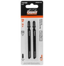 Пилка для лобзика по дереву T101BR Gepard GP0631-05 (2 шт)