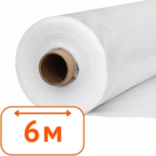 Плёнка Тепличная 120 мкм ГОСТ, ширина 6 м (рукав 1,5 м), цена за м.п.