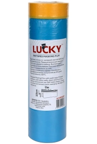 Пленка укрывочная LUCKY с малярной лентой WASHI 3,20x17 м