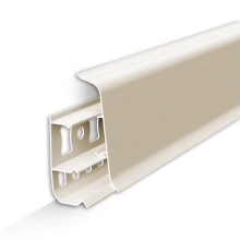 Плинтус напольный Идеал Деконика 55 мм 033 Кремово-белый 2,2 м