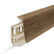 Плинтус напольный Идеал Деконика 55 мм 211 Дуб рустик 2,2 м