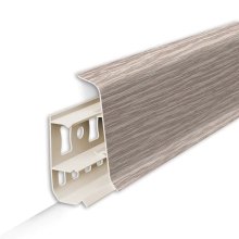 Плинтус напольный Идеал Деконика 55 мм 229 Дуб латте 2,2 м