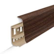 Плинтус напольный Идеал Деконика 55 мм 291 Орех 2,2 м