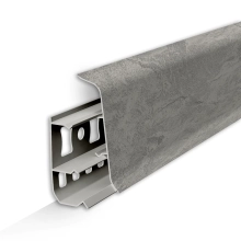 Плинтус напольный Идеал Деконика 55 мм 547 Лофт светло-серый 2,2 м