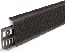 Плинтус напольный Идеал Деконика 70 мм 352 Каштан серый 2,2 м