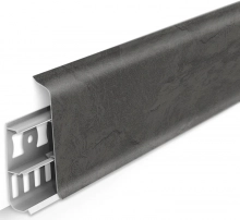 Плинтус напольный Идеал Деконика 70 мм 548 Лофт серый 2,2 м