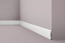 Плинтус напольный NMC WALLSTYL FL1. 80 x 12 мм. Длина 2 м. РФ.
