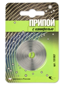 Припой ПОС 61 с канифолью Спираль 1,5 мм 191007