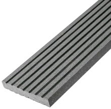 Рейка торцевая финишная ДПК 10х70х4000 мм Серая