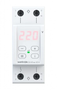 Реле напряжения Welrok D2-63 red