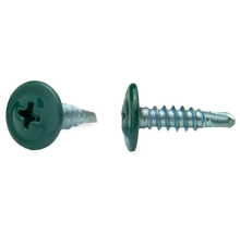 Саморез с прессшайбой 4,2x16 со сверлом RAL 6005 ЕКТ B007928 100 шт