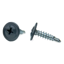 Саморез с прессшайбой 4,2x16 со сверлом RAL 7024 ЕКТ B009282 100 шт