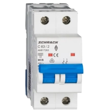 Автоматический выключатель SCHRACK AM 6kA 2P 63А тип С