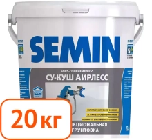 Грунт-краска SEMIN SOUS-COUCHE AIRLESS (Белая крышка) 20 кг
