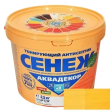 Антисептик тонирующий для дерева Сенеж Аквадекор 103 Сосна 2,5 кг