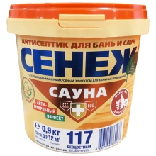 Антисептик для дерева Сенеж Сауна 0,9 кг