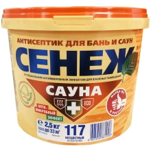 Антисептик для дерева Сенеж Сауна 2,5 кг